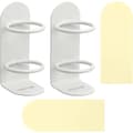 Elektrisk tandborsthållare 2-pack för väggmontering, vit