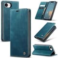 Kompatibelt iPhone 16e Plånboksfodral CASEME 013 Series PU Läder Telefonfodral Set Blå Blue
