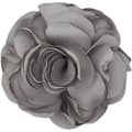 Stor tygros blombrosch blommig brosch, grå grey