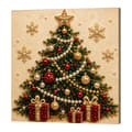 C'eitura Perlemalingssæt Juletræ 7.87 * 7.87in Indrammet DIY Kunst Gift Tree