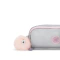 Miniatyrbilde 4 av 8: Kipling Gitroy Metallic Penalhus : Kontorprodukter Medium Silver Glow Metallic