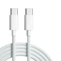 2-pack 1,5 M USB C till C-kabel vit