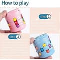 Roterende Magic Bean Leke - Magic Puzzle Beads Cube, Fingertupp Skrivebordsleke, Pedagogisk Stress Relief Fidget