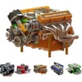 Cison V8 Motor Kit Gas, Benzin OHV V8 SmallBlock Motor Model Kit