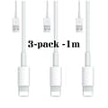 3-pack - Laddkabel Lightning kompatibel med iPhone - Laddare