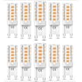 G9 LED-lys 5W - Varmhvit - 10 stk