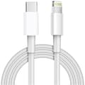 Laddare för iPhone USB-C Snabbladdarkabel Vit