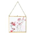 Väggmonterad glasram för pressade blommor, glasram för foton, ramar, kort, affischer, certifikat
