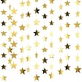 Glitterstjerne-girlander, 40 m hengende banner med glitrende stjerner