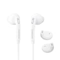 Samsung Fit Headset - Originale hvide høretelefoner, komfortabel pasform