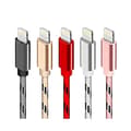 Flätad Lightning-kabel 2m 5-pack snabbladdningsdatakabel för iPhone 11 13 14