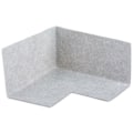 Miniatyrbild 1 av 3: 3D non-woven invändigt hörn, tätningshörna för balkong, badrum, dusch, LEVEL+ G03 - 50 stycken Grå