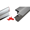 Miniatyrbild 4 av 4: Ytspatel utbytbart blad 0,3 mm, CONTOO FLEX, aluminium spatelhandtag 1000 mm CT01