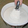 Miniatyrbild 4 av 5: SET expanderad polystyren lim dispersionslim dekor takplattor RM13 - 25KG + triangulär tandad spatel