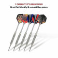Miniatyrbild 2 av 3: 15 st Steel Tip Dart Professionell Metal Dart Dart Metal Tip Set Metal Dart för darttavla
