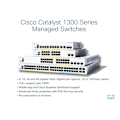 Miniatyrbild 3 av 3: Switch - CISCO - Catalyst 1300 - 8 portar GE PoE - Gigabit Ethernet - 67W PoE