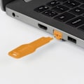 Miniatyrbild 2 av 2: Nyckel för RJ45 Port Blocker - LINDY - Orange - Förhindrar obehörig åtkomst - 2 års garanti