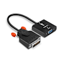 Miniatyrbild 3 av 4: DVI till VGA-adapter - LINDY - Konverter - Upplösning 1080p - DVI-D strömförsörjning
