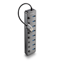 Miniatyrbild 1 av 5: USB 3.0-hub - NGS - IHUB 8 - 8 portar - 5 Gbps - Plug & Play - Svart