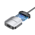 Miniatyrbild 3 av 3: USB-C till HDMI-omvandlare - VENTION - TDEHB - 4K vid 30 Hz - 0,15 m - Silver