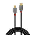 Miniatyrbild 2 av 2: USB 2.0 typ C till Micro-B-kabel - LINDY - Anthra Line - 2m - Dubbelskärmad - Guldpläterade kontakter