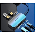 Miniatyrbild 2 av 4: Vention 5-port USB 3 Gen 1 / 3x USB3.0 / PD Hub 0.15M Grå Aluminiumlegering Typ