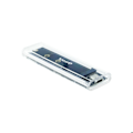 Miniatyrbild 3 av 3: TOOQ TQE-2200 - Externt hölje för M.2 NGFF/NVMe SSD, transparent hölje, RGB