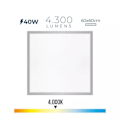Miniatyrbild 1 av 4: 40W Square Matte Chrome LED-panel Matt krom