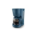Miniatyrbild 1 av 6: Kaffebryggare - PHILIPS - HD7411/70 - 1,25L - Automatisk avstängning - Permanent filter Blå