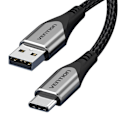 Miniatyrbild 4 av 4: Tillbehör för Vention USB 2.0 A till USB-C-kabel, 3A, 3m