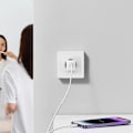 Miniatyrbild 4 av 6: Snabbladdare - BASEUS - GAN 5 Mini - 20W - Typ-C - Svart Svart