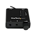Miniatyrbild 1 av 3: Externt USB-ljudkort med SPDIF digital ljudutgång - STARTECH - ICUSBAUDIO2D - 96 kHz/24 bitar - Svart