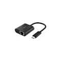 Miniatyrbild 1 av 2: USB-C till Ethernet-adapter - BELKIN - Connect - 100 W - 10/100/1000 Mbit - Svart
