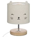 Miniatyrbild 2 av 2: Lampa med kattskärm - Grå - 15 x 13,1 cm Grå