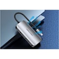 Miniatyrbild 3 av 4: Vention 5-port USB 3 Gen 1 / 3x USB3.0 / PD Hub 0.15M Grå Aluminiumlegering Typ