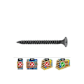 Miniatyrbild 1 av 2: Fästskruvar för metall Placoplatre - GENERISK - Kartong med 1 000 st - Ssf 3,5 X 25 Fosfaterad