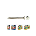 Miniatyrbild 1 av 2: Försänkta träskruvar - GENERIC - Pz R / Parc Din Vloxp 5x90 Zink - Vit - Korsform - Försänkt - Förzinkat