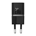 Miniatyrbild 5 av 6: Snabbladdare - BASEUS - GAN 5 Mini - 20W - Typ-C - Svart Svart