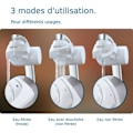 Miniatyrbild 3 av 6: BRITA vattenfiltreringssystem - ON TAP - Upp till 4 månader filtrerat vatten - 3 användningslägen - 5 adaptrar ingår Vit