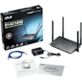 Miniatyrbild 5 av 5: Trådlös router - ASUS - RT-AC1200 v.2 - Dual Band 1200 Mbps AC Wi-Fi-router med 4 externa antenner, 5 Ethernet-portar