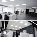 Miniatyrbild 4 av 4: 40W Square Matte Chrome LED-panel Matt krom