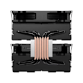 Miniatyrbild 5 av 5: Hiditec C40 Pro CPU Fläkt Dubbel Torn TDP 290W 6 Rör 140mm Svart