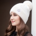 Miniatyrbilde 8 av 8: Vinter Tykk Varm Lue Foreldre Barn Varm Strikket Vinter Ha Gray one size