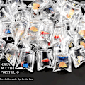 Pikkukuva 3 / 5: 10 kpl Resin Goldfish Charms Small Fish In Water Bag -riipus Clear 10pcs