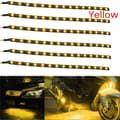 6 STK Vandtæt DC 12V Motor LED Strip undervognslys til bil Yellow 6