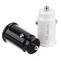 Miniatyrbilde 2 av 8: QC3.0 Billader Hurtiglading Hvit Svart Dual Port Minibil Black oensize