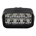 Miniatyrbillede 2 af 5: 1 Stk Motorcykel Bil Super Bright 8 LED Lys Forlygte Spotlight Black One Size