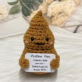 Miniatyrbild 3 av 8: Handgjord känslomässigt stöd inlagd gurka present D one size