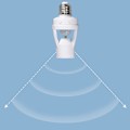 Miniatyrbillede 2 af 5: E27 Skrue induktionslampeholder E27 LED Sensor Switch E27 Sikker E27 one size
