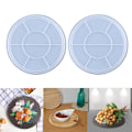 Miniatyrbillede 2 af 4: Silikone Epoxy Resin Bakke Form Stor Rund Form DIY Opbevaring tr 1pc